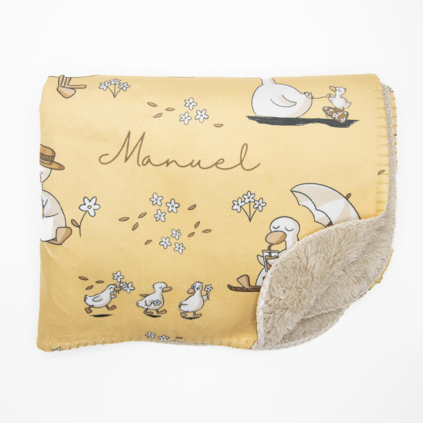 Ducks Gone Wild Personalized Blanket
