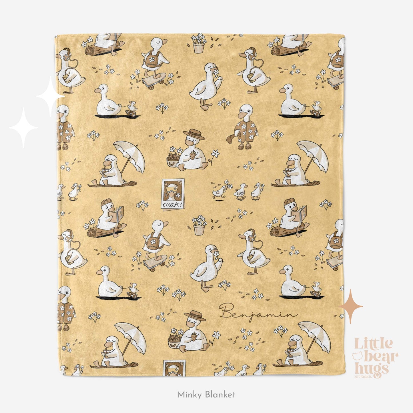 Ducks Gone Wild Personalized Blanket