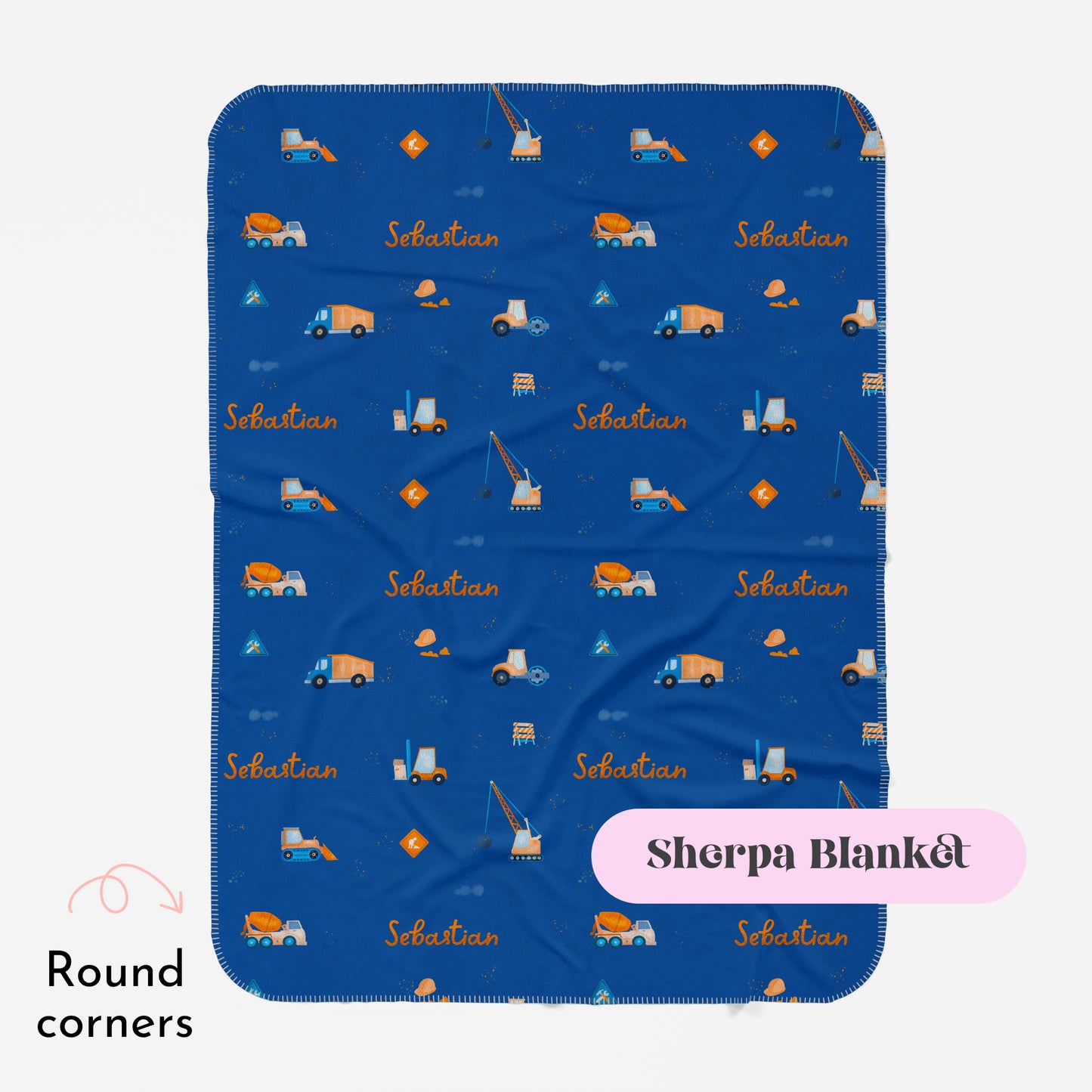 Construction Personalized Blanket