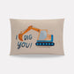 Trucks Toddler Pillow Case