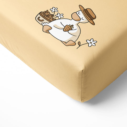 Crib Sheet Ducks Personalized