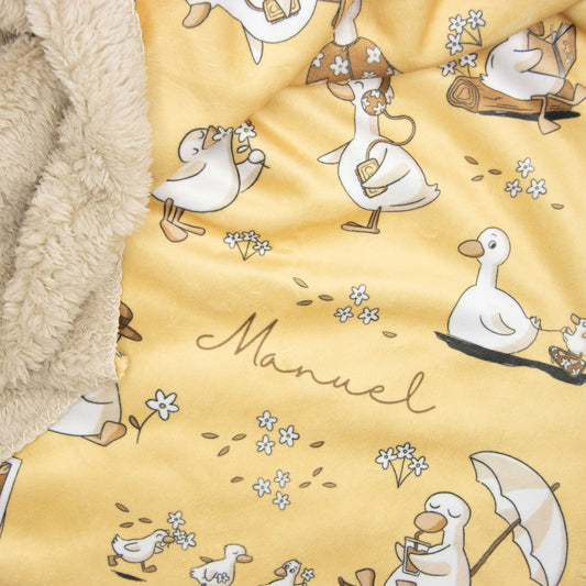 Ducks Gone Wild Personalized Blanket